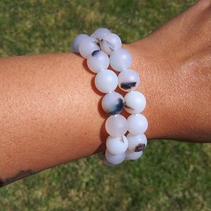 Balance Agate Bracelet Set